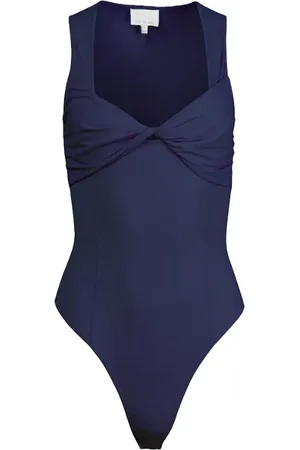 FLEUR DU MAL Twist-detail bodysuit