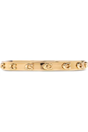 Coach Logo-plaque bangle bracelet