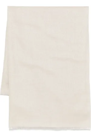Brunello Cucinelli Metallic-threading scarf