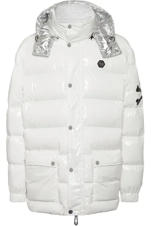 Philipp Plein Skull&Bones quilted padded coat