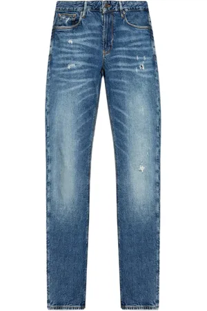 Emporio Armani Distressed-effect jeans