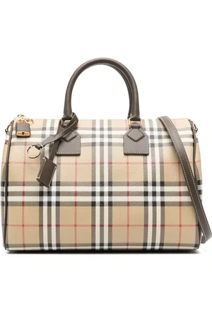 Burberry Medium Check bowling bag