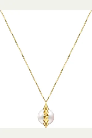 Tasaki 18kt yellow Collection Line Danger spike pendant