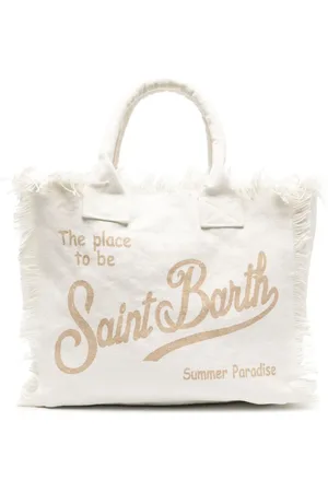 MC2 SAINT BARTH Vanity canvas beach bag