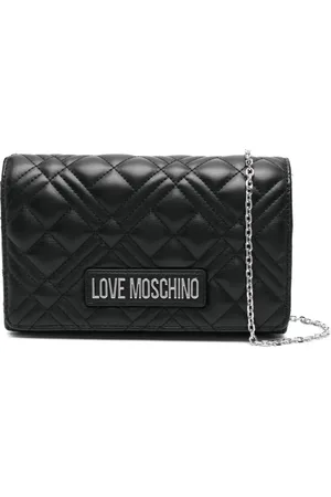 Moschino Quilted faux-leather cross body bag