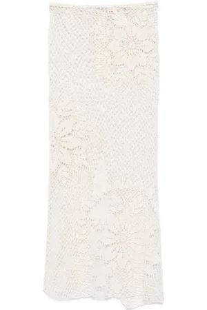 MAGDA BUTRYM Crochet midi skirt