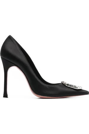 Amina Muaddi Camelia crystal-embellished 105mm pumps