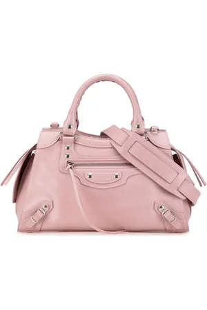 Balenciaga 2005-2024 Small Grained Calfskin Motocross Neo Classic City satchel