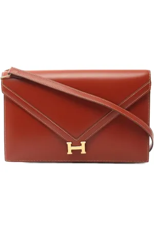 Hermès 1988 Box Calf Lydie Clutch shoulder bag