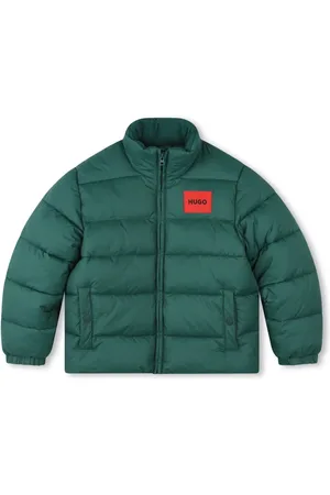 HUGO BOSS Logo-appliquéd quilted jacket