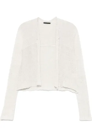 TRANSIT Mélange-effect knitted cardigan