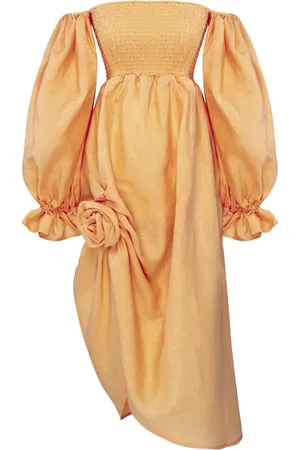 Sleeper Atlanta off-the-shoulder smocked dress