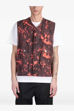 Stone Island Compass-badge camouflage gilet