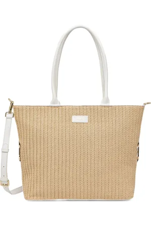 Twin-Set Textured beach tote bag
