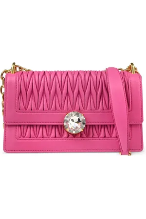 Miu Miu 2010s matelasse shoulder bag