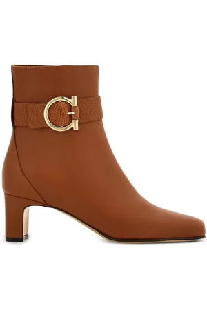 Salvatore Ferragamo Gancini ankle boots