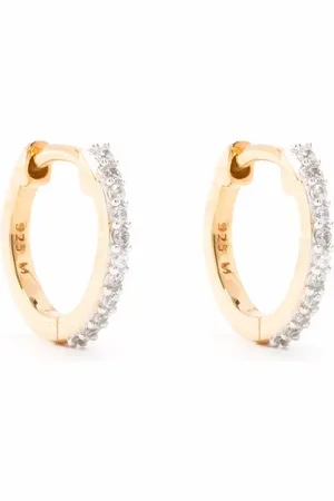 Missoma Pavé huggie hoop earrings