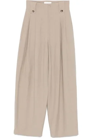 Nanushka Pleated wide-leg trousers