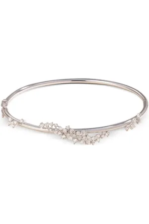 Ananya 18K white gold Scatter diamond bangle