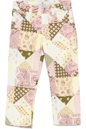 Etro Patchwork-print trousers