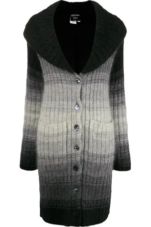 Jean Paul Gaultier 2000s degrad?? knitted cardigan