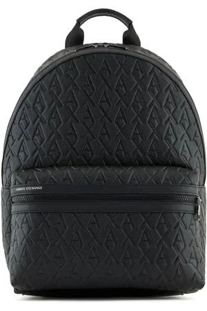 Armani Exchange Monogram-debossed backpack