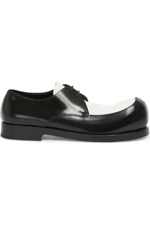 Marni New Wave contrast-panel lace-up loafers