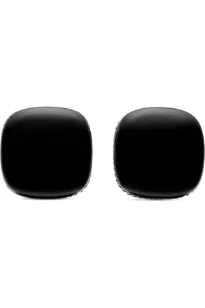 David Yurman Sterling Streamline Cushion onyx cufflinks (17mm)