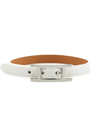 Hermès 2007 Epsom Behapi Single Tour Bracelet costume bracelet