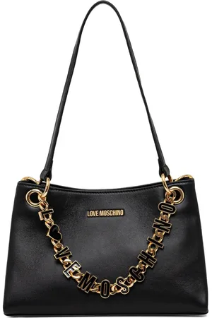 Moschino Logo-charm shoulder bag