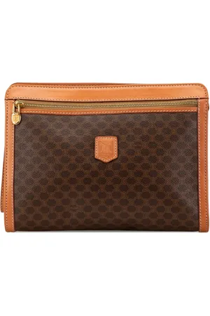 Céline 1993 Macadam Coated Canvas clutch bag