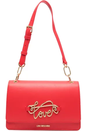 Moschino Appliqué-detail shoulder bag