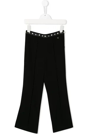 Elisabetta Franchi Pearl trim casual trousers