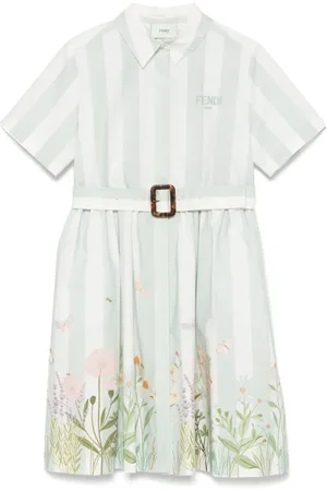Fendi Logo-embroidered dress