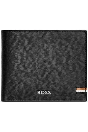 HUGO BOSS Logo-print leather wallet