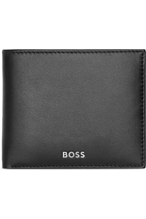 HUGO BOSS Logo-print leather wallet
