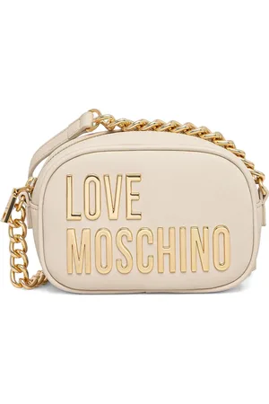 Moschino Maxi lettering cross body bag