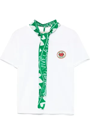 ALESSANDRO ENRIQUEZ Scarf-detail T-shirt