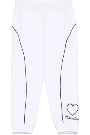 MONNALISA Piped-trim track pants