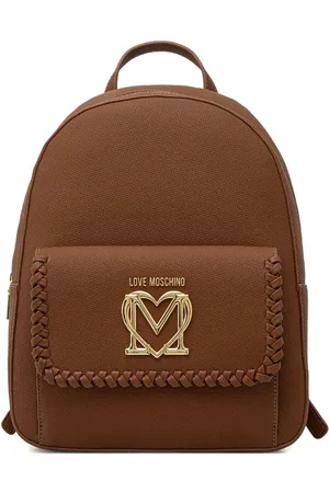 Moschino Logo-plaque backpack