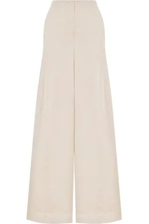 Alberta Ferretti High-rise palazzo pants