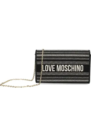 Moschino Logo-embroidered crossbody bag