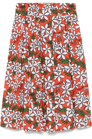 ALESSANDRO ENRIQUEZ Printed midi skirt