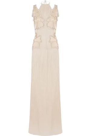Alberta Ferretti Pleated maxi dress