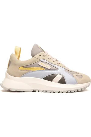 Bally Logo-appliqué colour-block suede sneakers