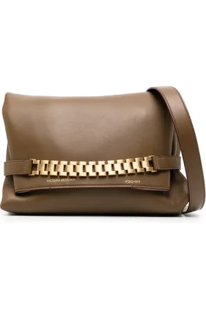Victoria Beckham Chain leather clutch bag