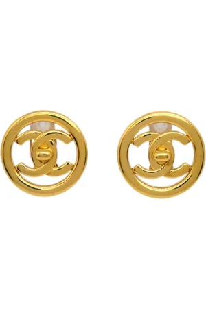 CHANEL 1997 CC turnlock clip-on earrings