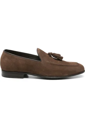 Green george Suede loafers