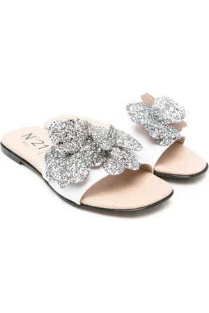 Nº21 Sequin-embellished sandals
