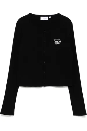 Chocoolate Logo-embroidered top